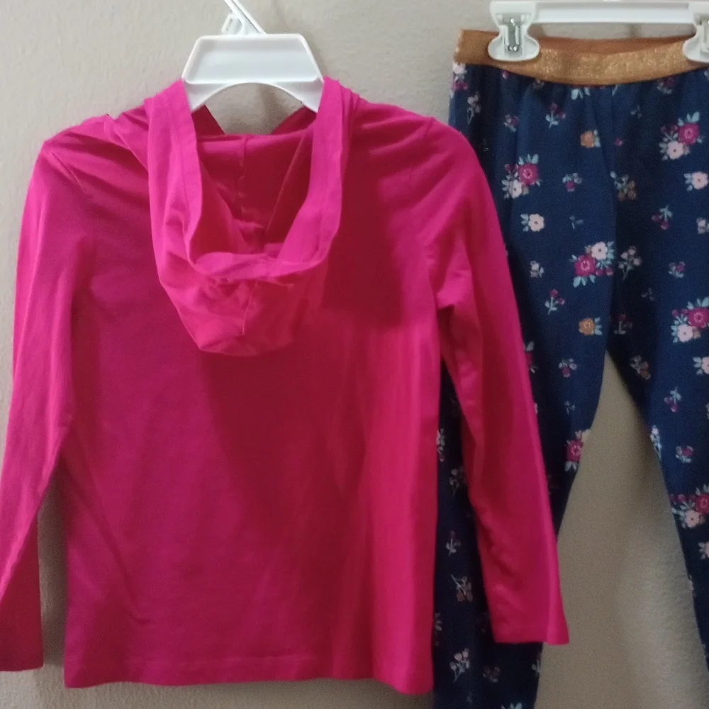 Carter's Floral Hoodie Outfit